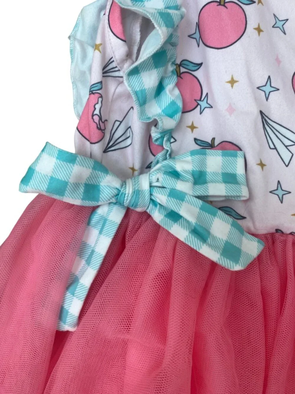 Marie Nicole School Theme Dress w/Tutu Size Medium (3 Year Old Equivalent)